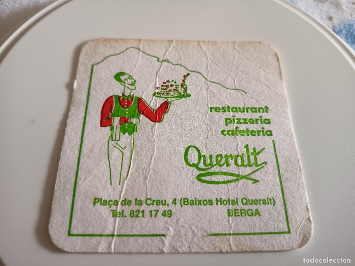 Otros art&iacute;culos de coleccionismo en papel: POSAVASOS RESTAURANTE QUERALT-BARCELONA