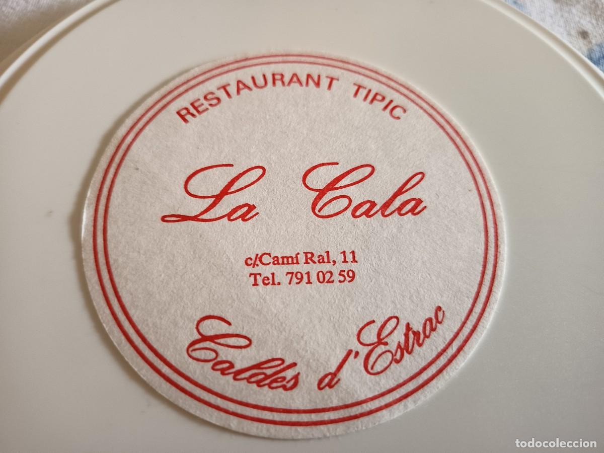 Otros art&iacute;culos de coleccionismo en papel: POSAVASOS RESTAURANT LA CALA-CALDES D'ESTRAC-BARCELONA