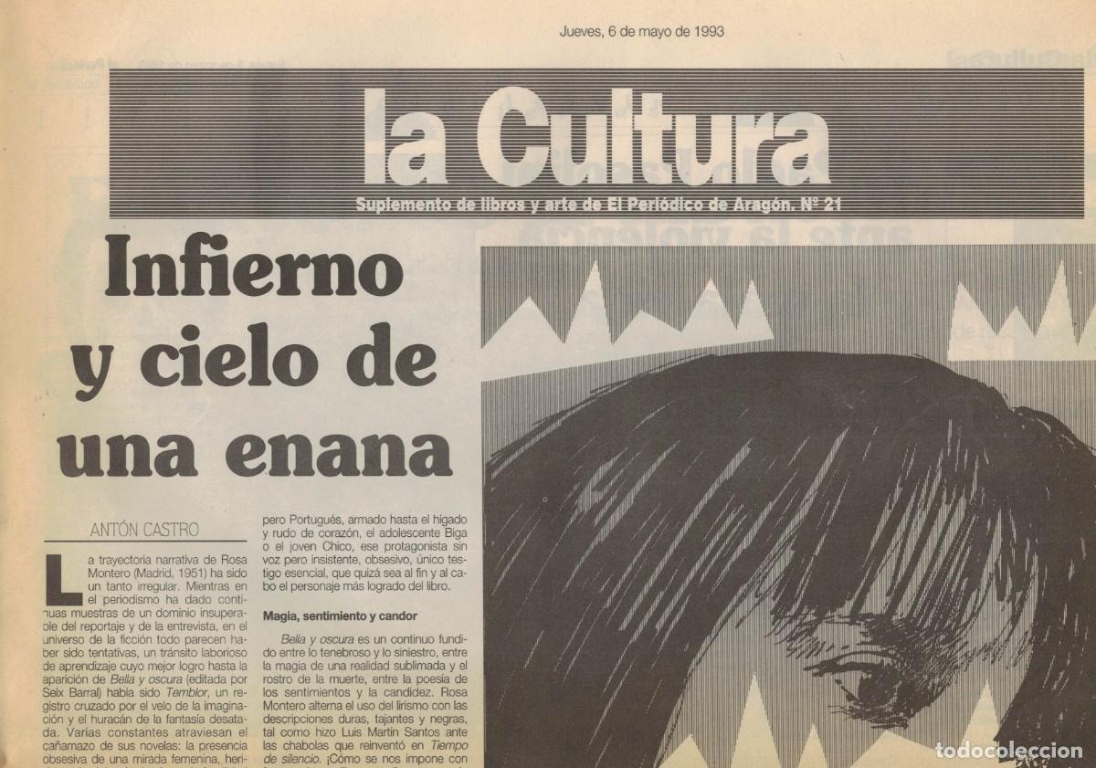 Otros art&iacute;culos de coleccionismo en papel: La Cultura. 6 de mayo de 1993 / Suplemento de libros y arte de El Peri&oacute;dico de Arag&oacute;n N&ordm; 21