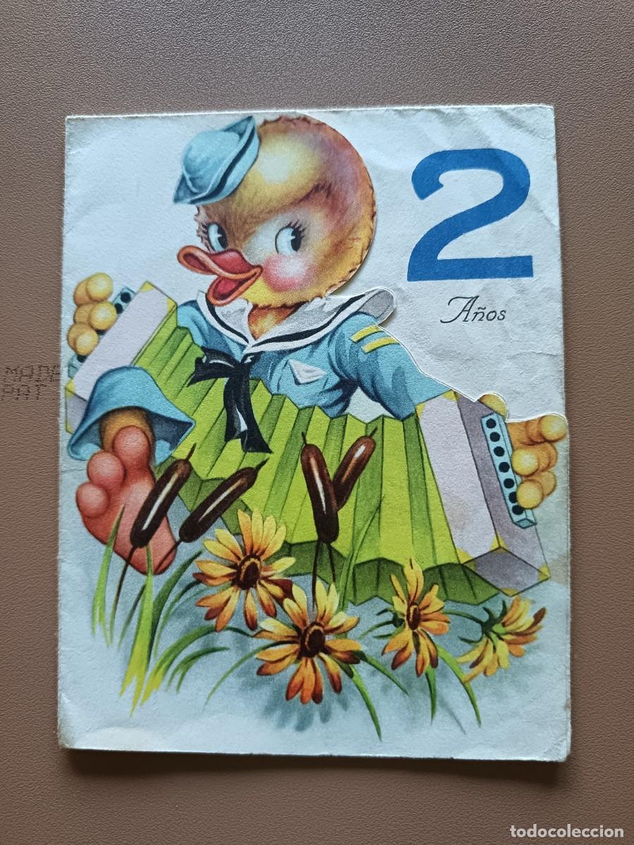 Otros art&iacute;culos de coleccionismo en papel: FELICITACI&Oacute;N CUMPLEA&Ntilde;OS- 1956