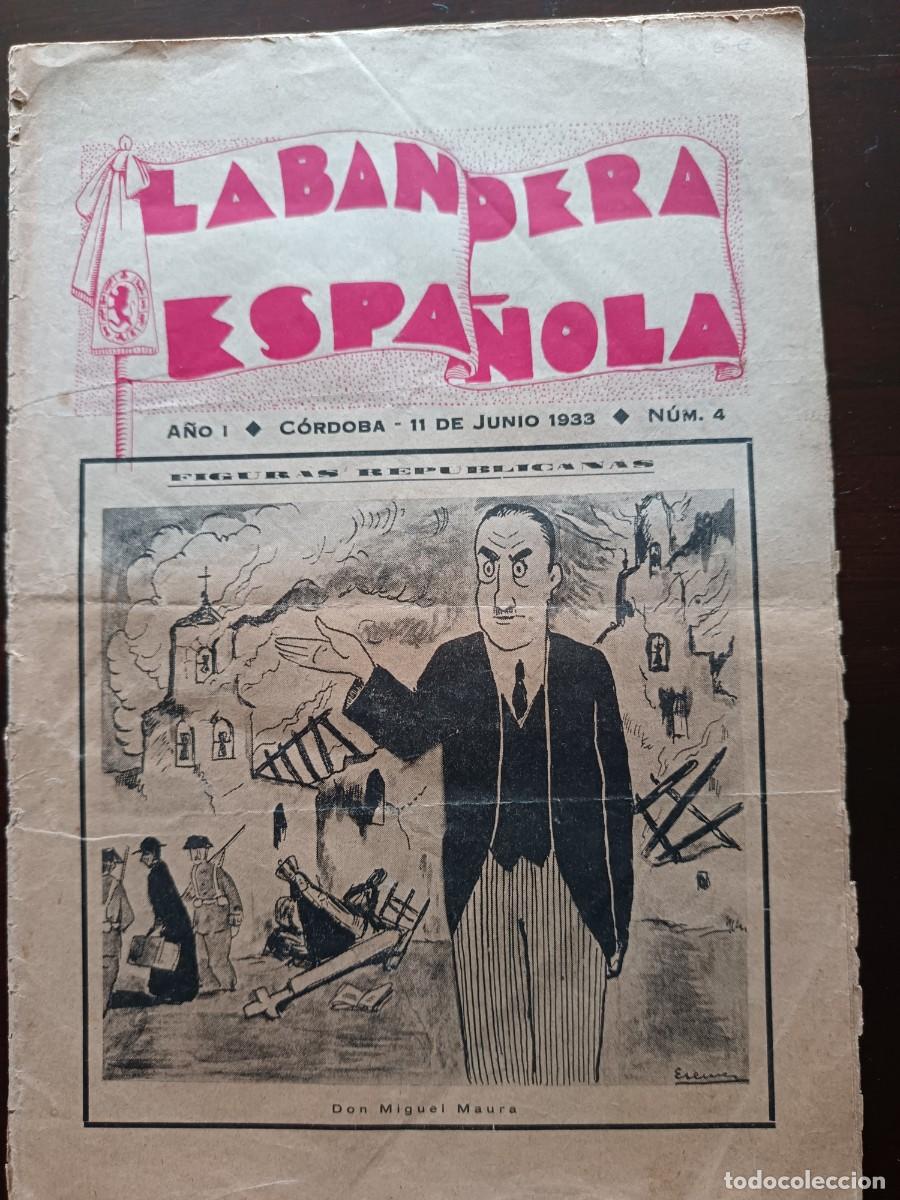 Otros art&iacute;culos de coleccionismo en papel: LA BANDERA ESPA&Ntilde;OLA- N&ordm;-4 - 1933
