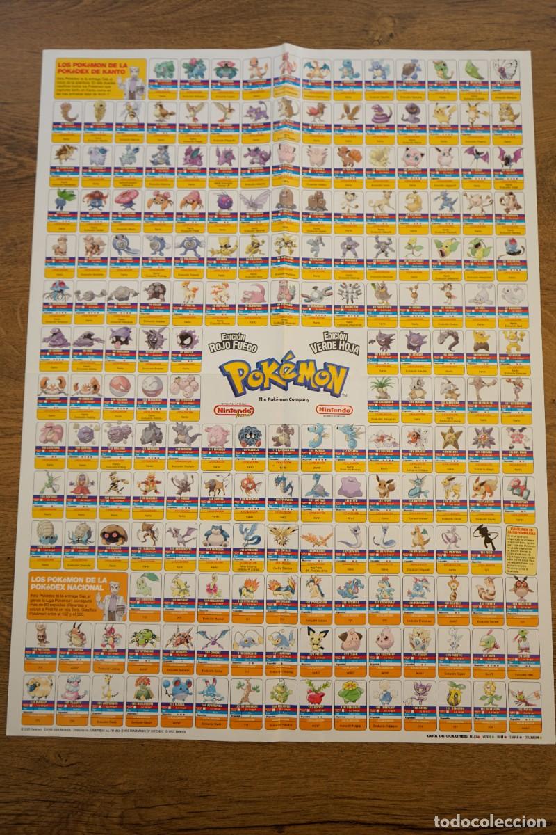 Otros art&iacute;culos de coleccionismo en papel: Poster Pok&eacute;mon 150 Rojo Fuego Verde Hoja