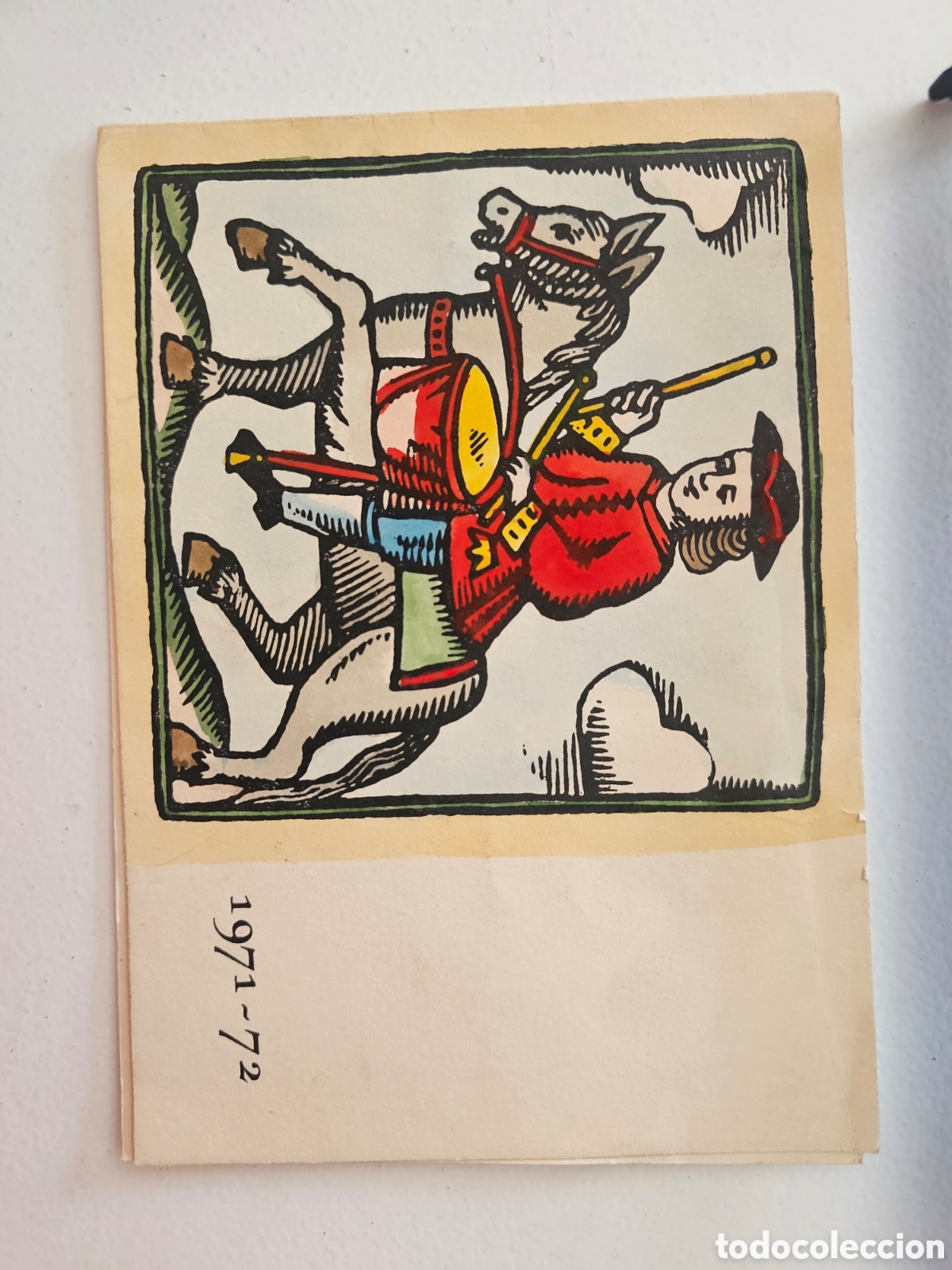 Otros art&iacute;culos de coleccionismo en papel: Tarjeta Felicitaci&oacute;n Vintage Navidad 1971-1972 Dr. Quintana y Dr. Pedro-Sol&eacute; Barcelona Radiol&oacute;go