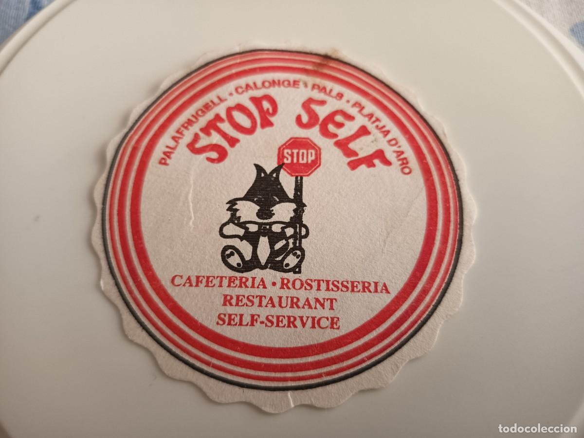 Altri oggetti di carta: POSAVASOS CAFETERIAS STOP SELF-PALAFRUGELL-CALANGE-GERONA