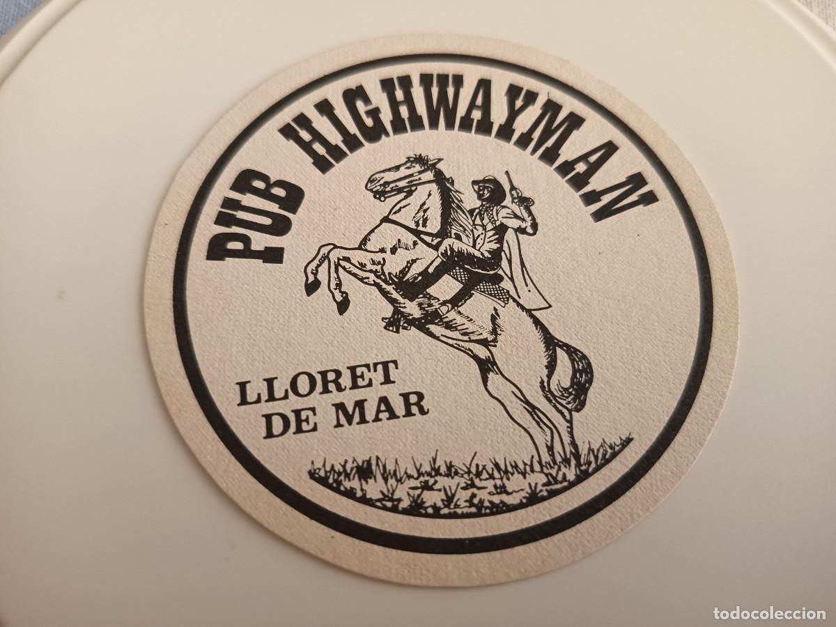 Otros art&iacute;culos de coleccionismo en papel: POSAVASOS PUB HIGHWAYMAN-LLORET DE MAR-GERONA