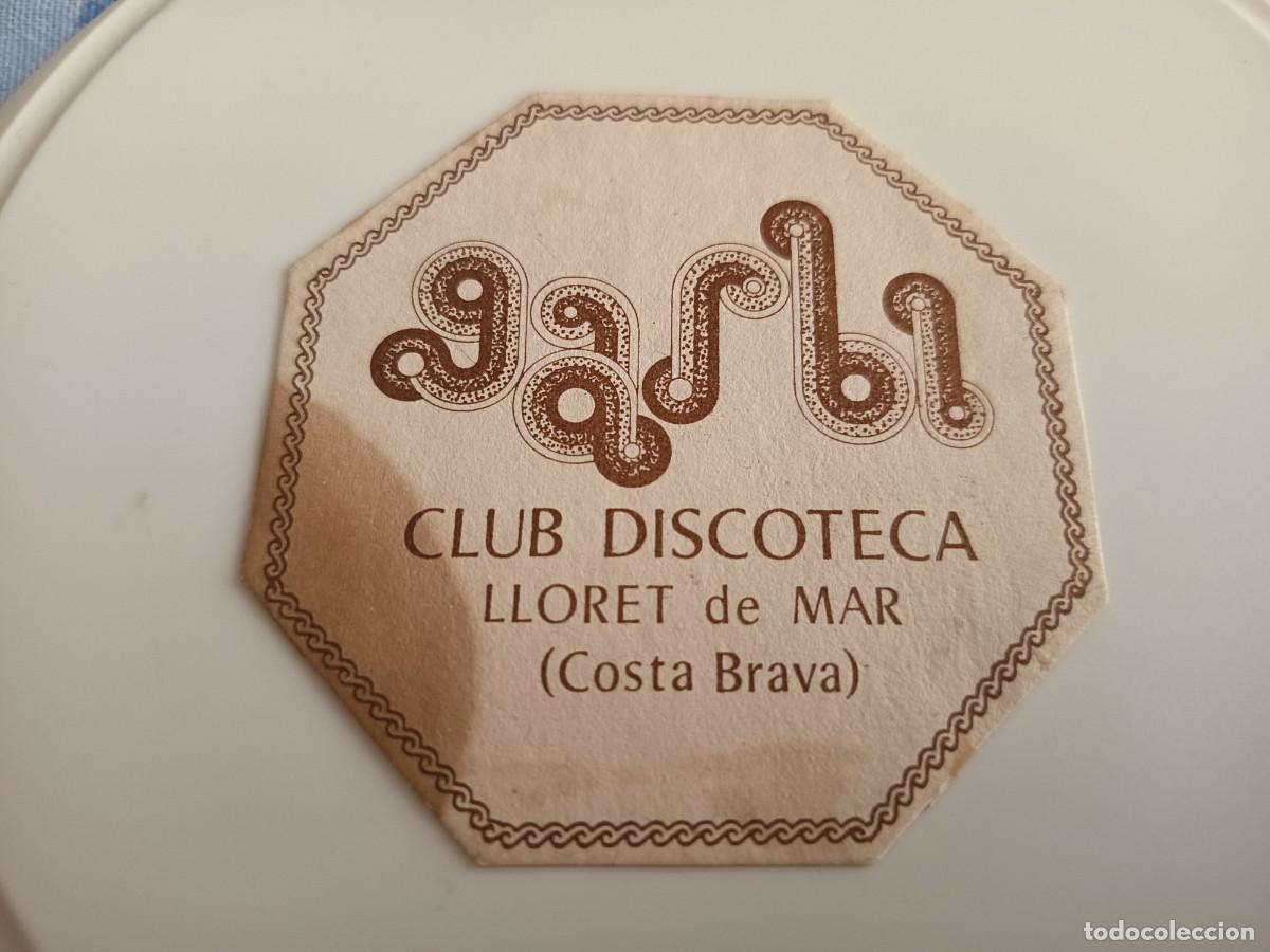 Otros art&iacute;culos de coleccionismo en papel: POSAVASOS CLUB DISCOTECA GARBI-LLORET DE MAR-GERONA