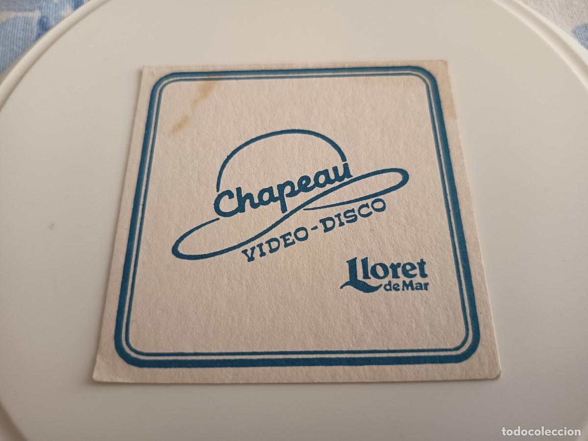 Otros art&iacute;culos de coleccionismo en papel: POSAVASOS VIDEO DISCO CHAPEAU-LLORET DE MAR-GERONA
