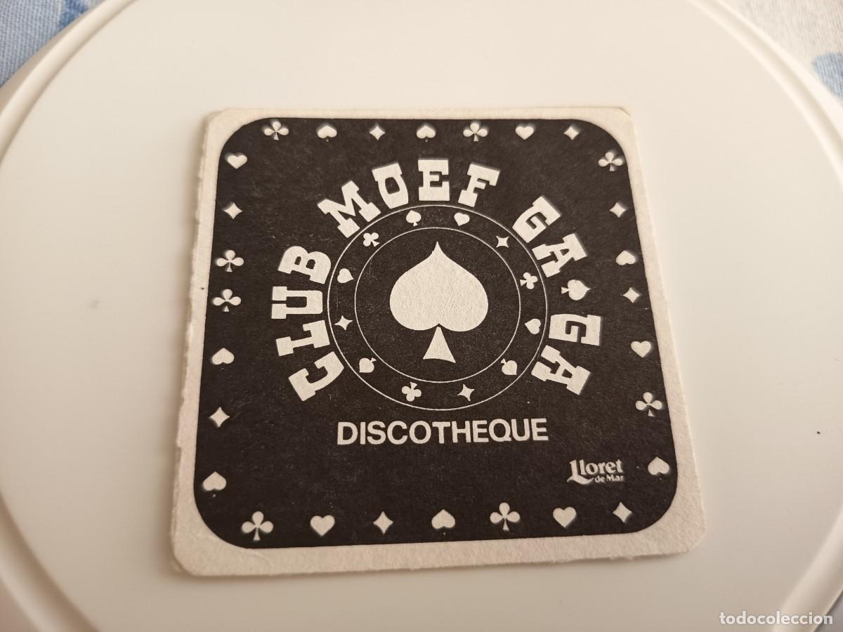 Otros art&iacute;culos de coleccionismo en papel: POSAVASOS DISCOTECA CLUB MOEF GA GA-LLORET DE MAR-GERONA