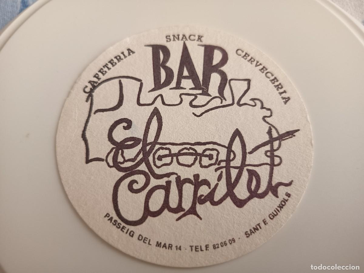 Otros art&iacute;culos de coleccionismo en papel: POSAVASOS BAR EL CARRILET-SAN FELIU DE GUIXOLS-GERONA
