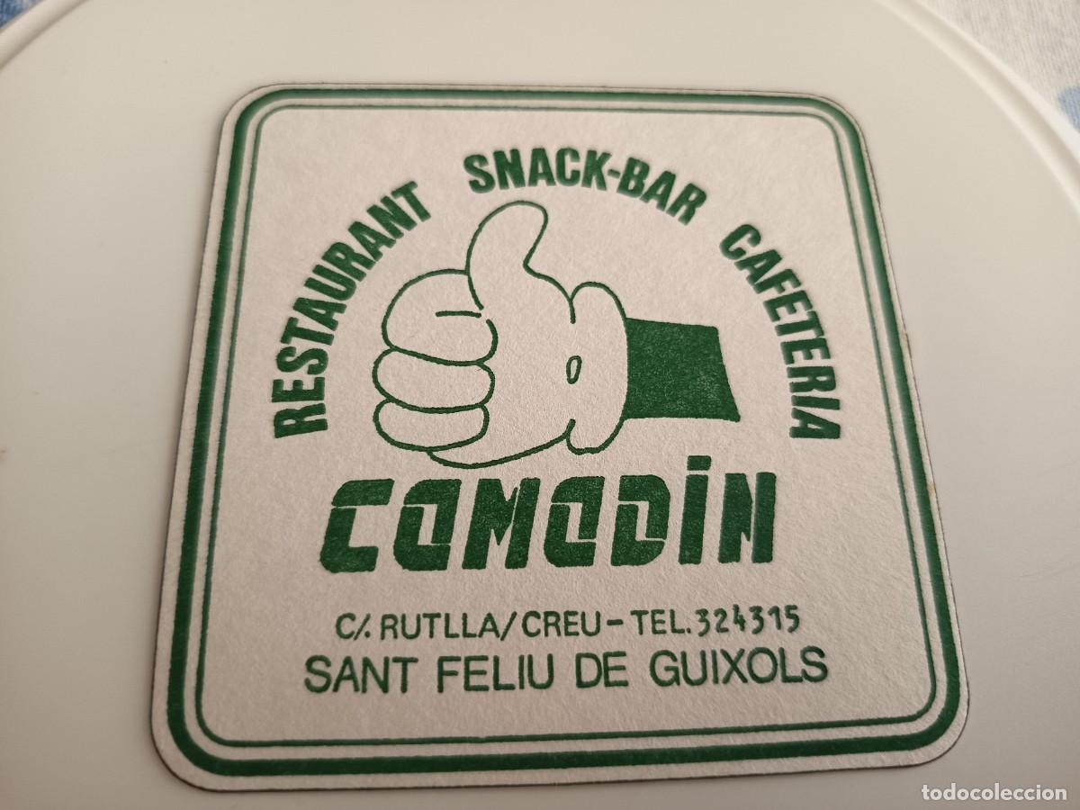 Otros art&iacute;culos de coleccionismo en papel: POSAVASOS RESTAURANTE COMODIN-SAN FELIU DE GUIXOLS-GERONA
