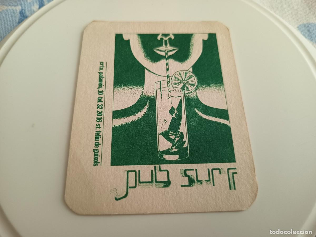 Otros art&iacute;culos de coleccionismo en papel: POSAVASOS PUB SURF-SAN FELIU DE GUIXOLS-GERONA