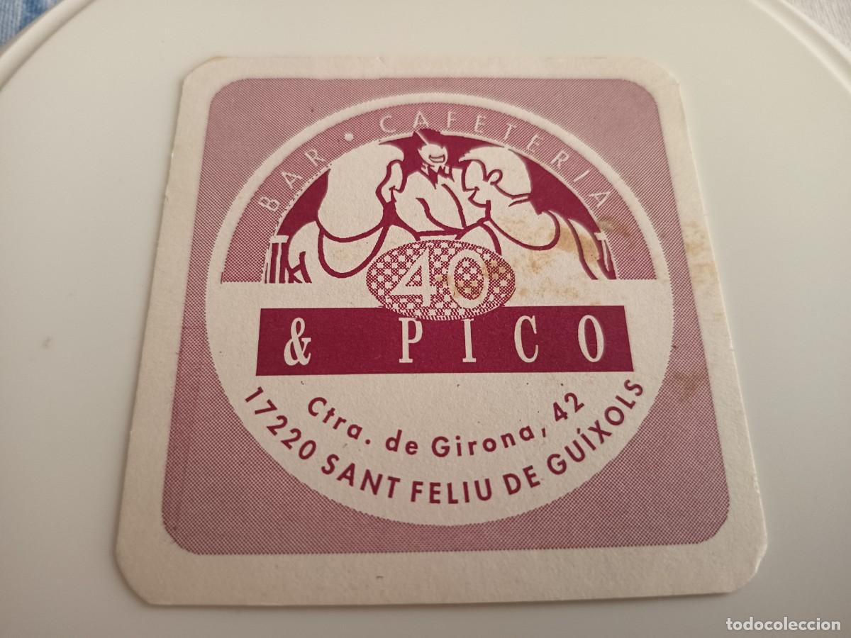 Otros art&iacute;culos de coleccionismo en papel: POSAVASOS CAFETERIA 40 & PICO-SAN FELIU DE GUIXOLS-GERONA