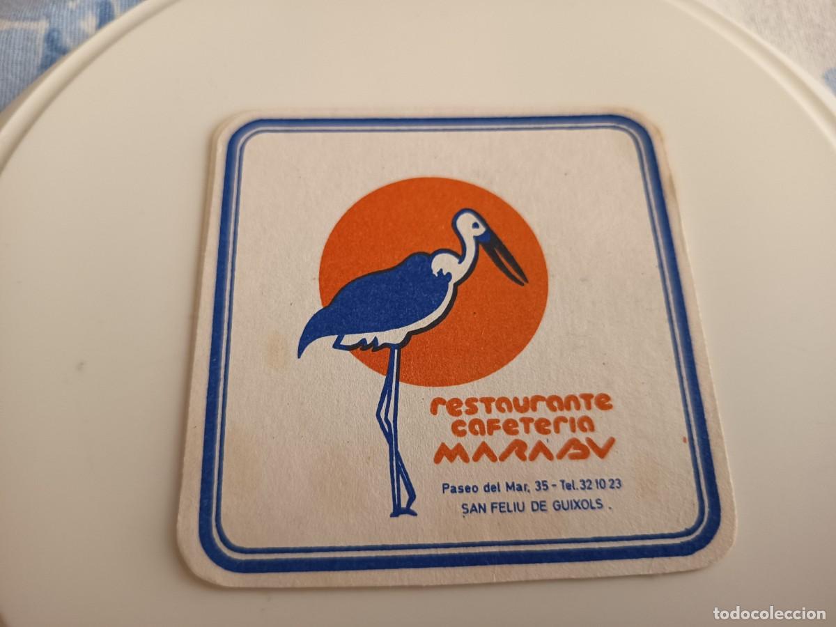 Otros art&iacute;culos de coleccionismo en papel: POSAVASOS CAFETERIA MARABU-SAN FELIU DE GUIXOLS-GERONA