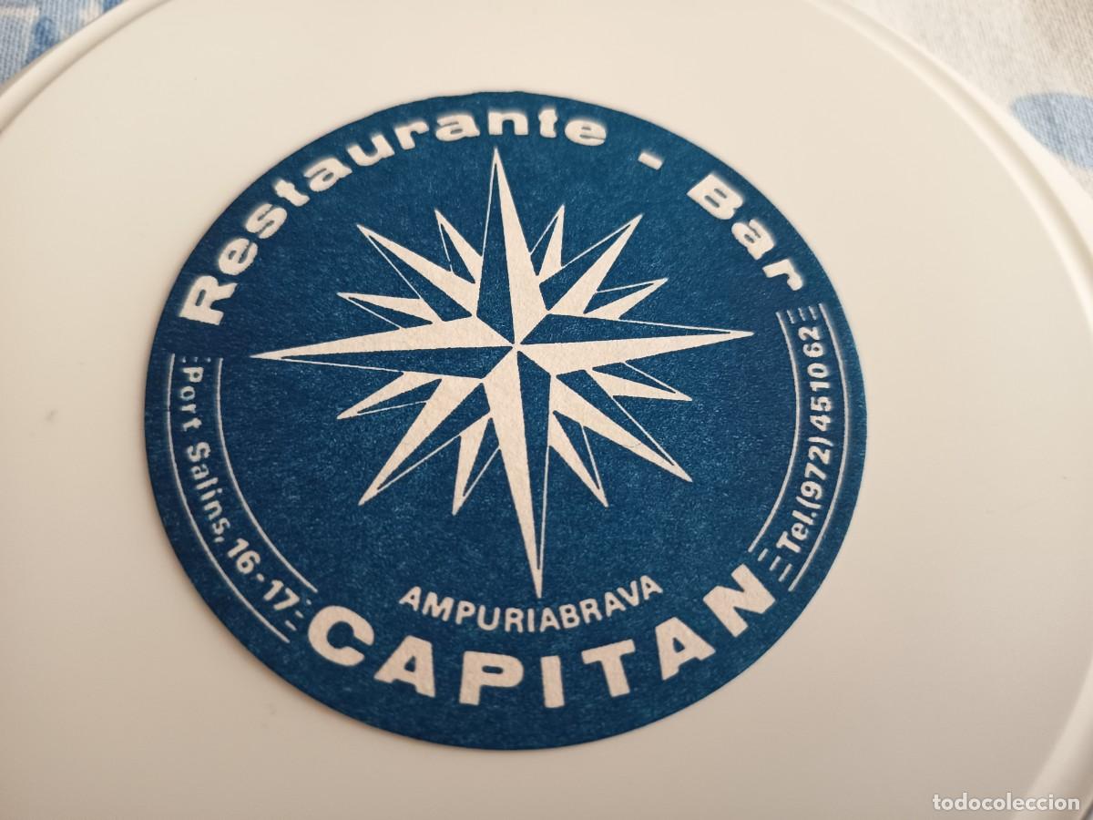 Otros art&iacute;culos de coleccionismo en papel: POSAVASOS RESTAURANTE CAPITAN-AMPURIABRAVA-GERONA