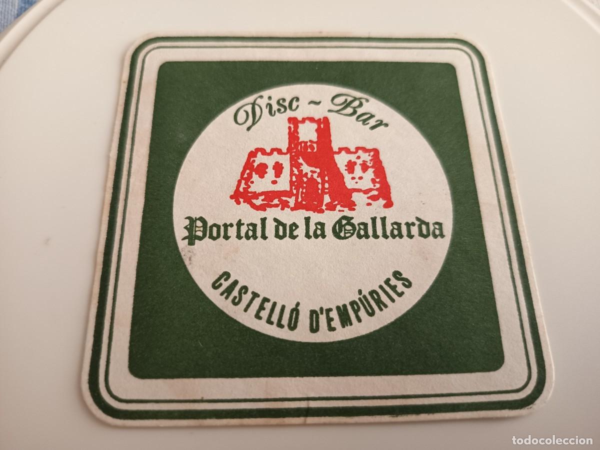Otros art&iacute;culos de coleccionismo en papel: POSAVASOS DISCO BAR PORTAL DE LA GALLARDA-CASTELLO D'EMPURIES-GERONA