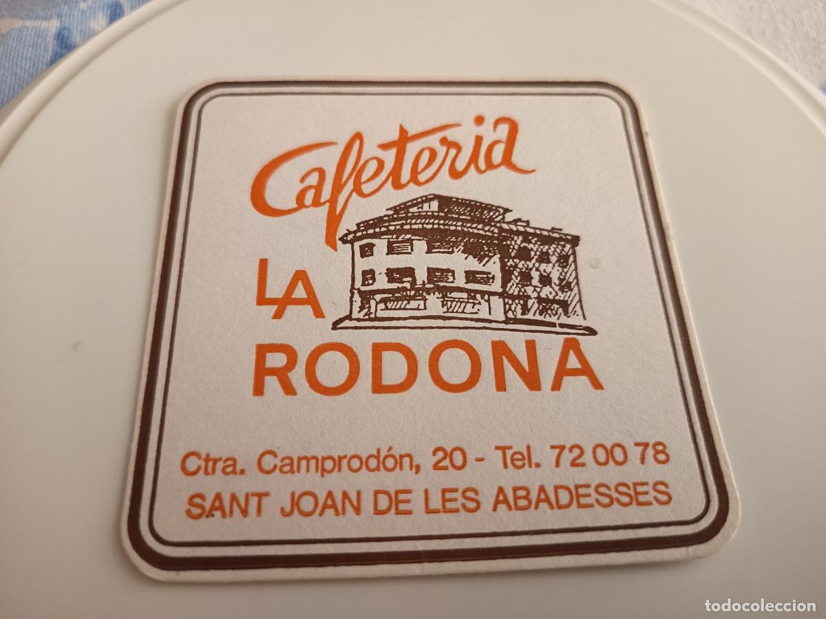 Otros art&iacute;culos de coleccionismo en papel: POSAVASOS CAFETERIA LA RODONA-SANT JOAN DE LES ABADESESSES-GERONA