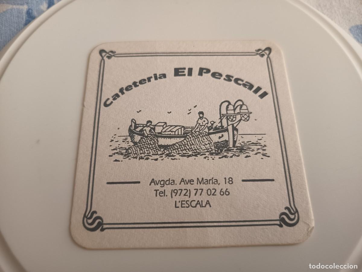 Otros art&iacute;culos de coleccionismo en papel: POSAVASOS CAFETERIA EL PESCALL-L'ESCALA-GERONA