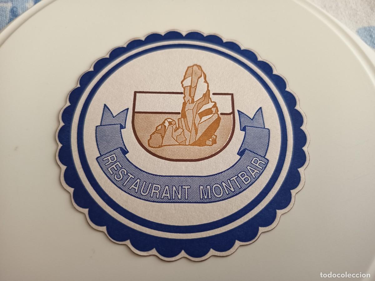 Otros art&iacute;culos de coleccionismo en papel: POSAVASOS RESTAURANTES MONTBAR-PLATJA D'ARO-GERONA