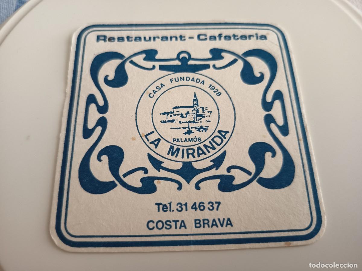 Otros art&iacute;culos de coleccionismo en papel: POSAVASOS RESTAURANTE LA MIRANDA-PALAMOS-GERONA