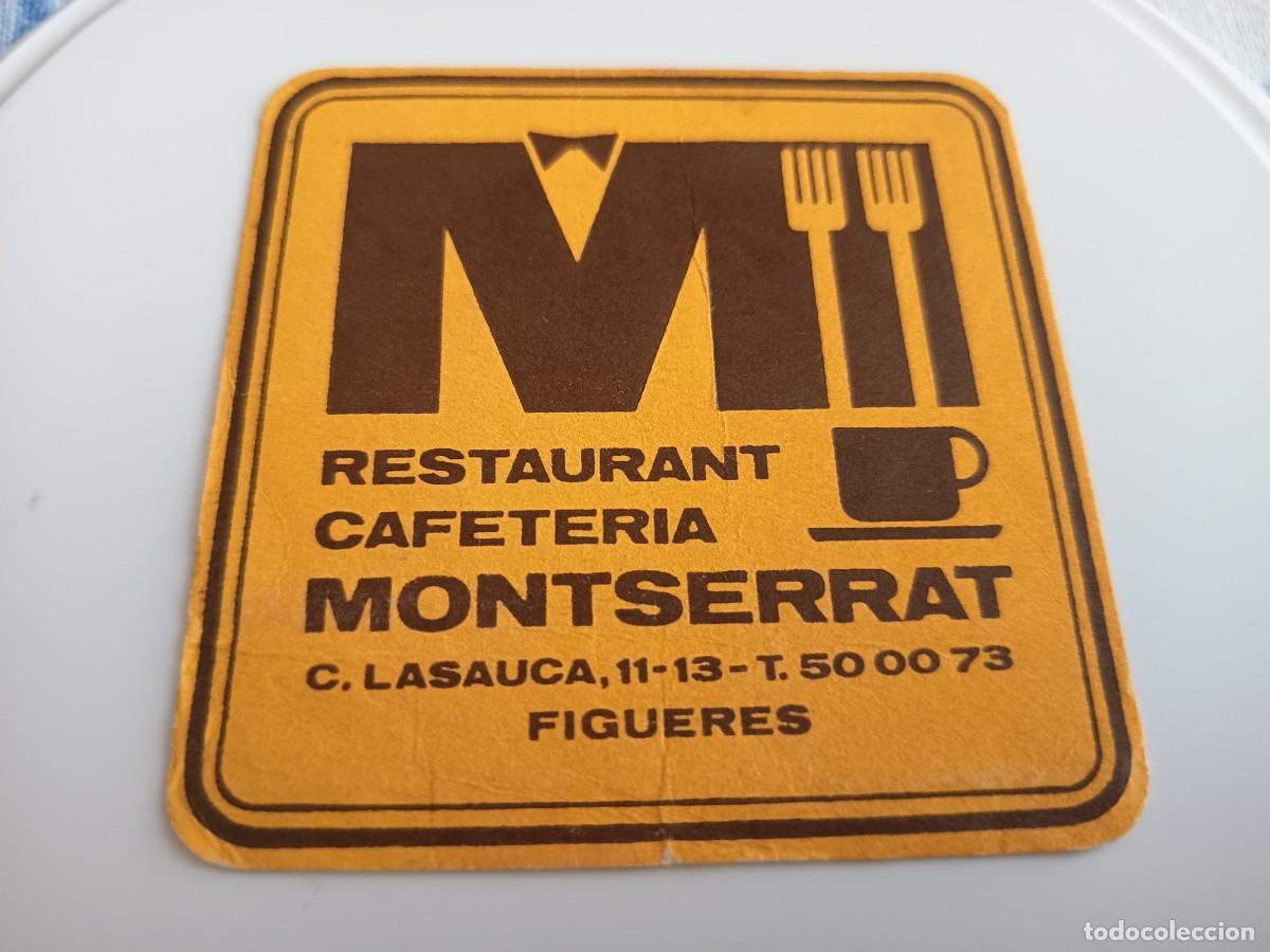 Otros art&iacute;culos de coleccionismo en papel: POSAVASOS RESTAURANT MONTSERRAT-FIGUERES-GERONA