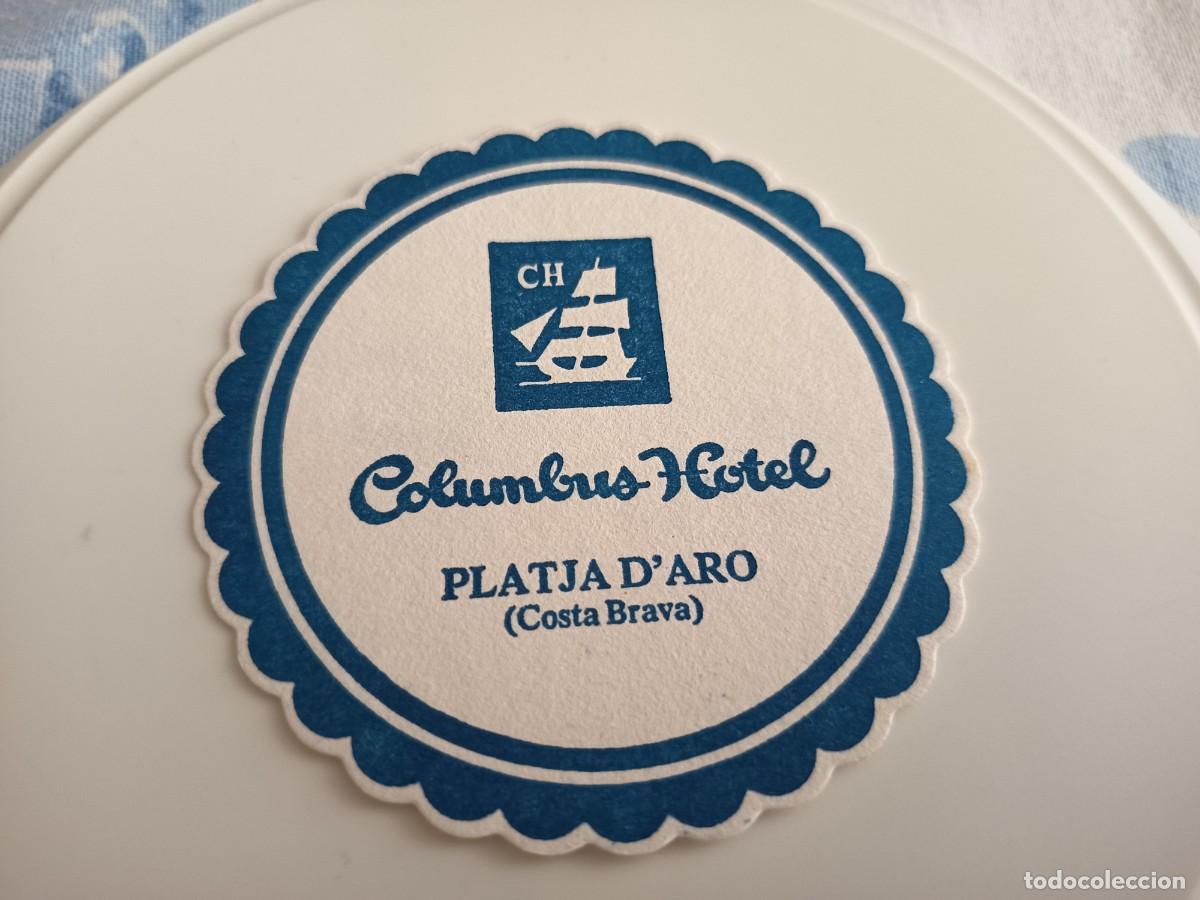Otros art&iacute;culos de coleccionismo en papel: POSAVASOS HOTEL COLUMBUS-PLATJA D'ARO-GERONA