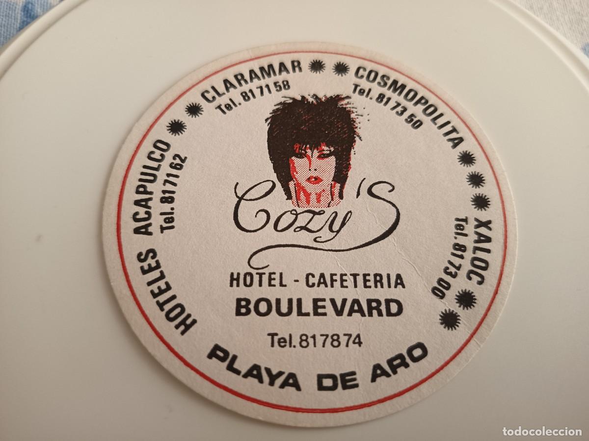 Otros art&iacute;culos de coleccionismo en papel: POSAVASOS HOTEL BOULEVARD-PLATJA D'ARO-GERONA