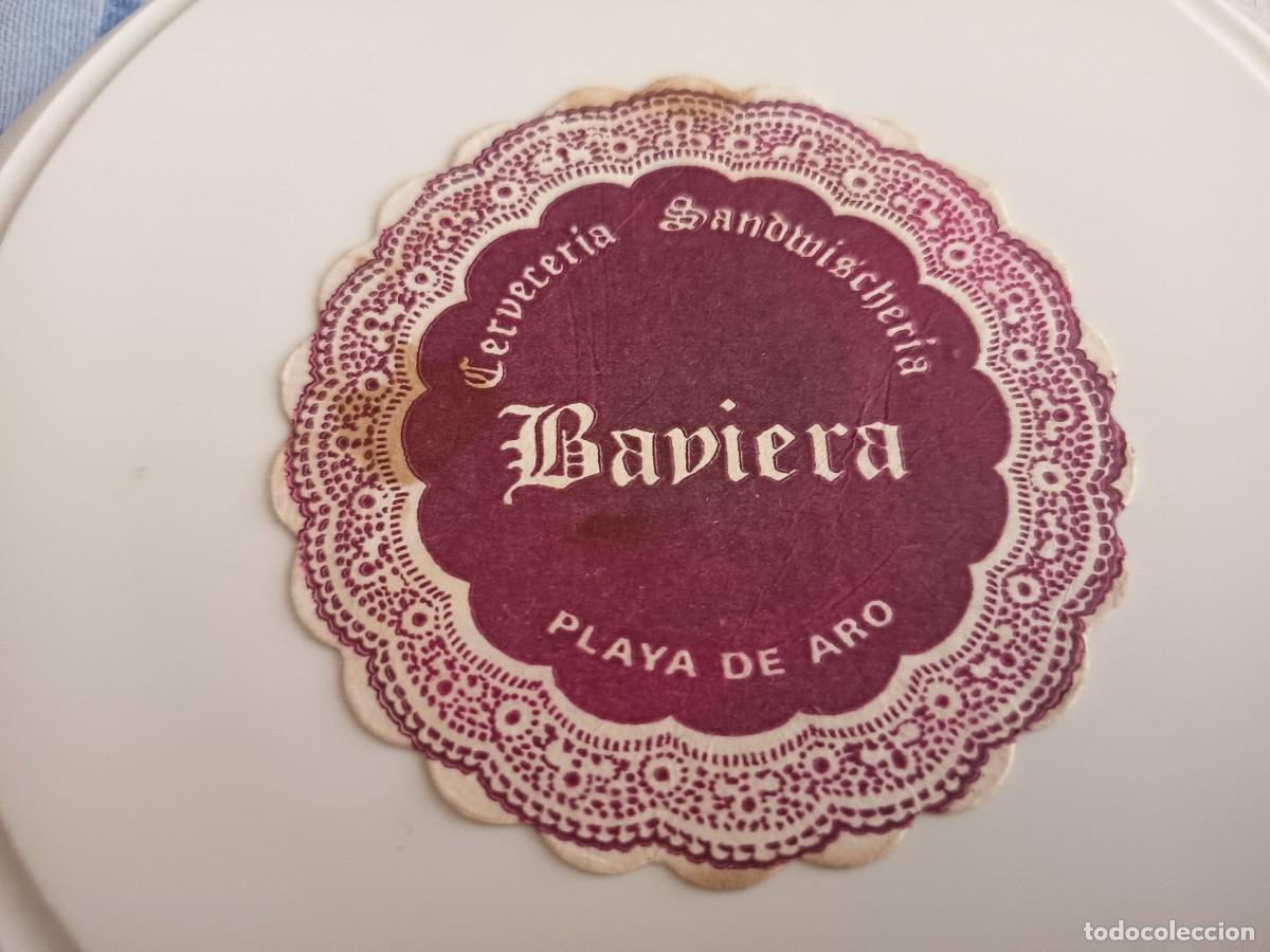 Otros art&iacute;culos de coleccionismo en papel: POSAVASOS CERVECERIA BAVIERA-PLATJA D'ARO-GERONA