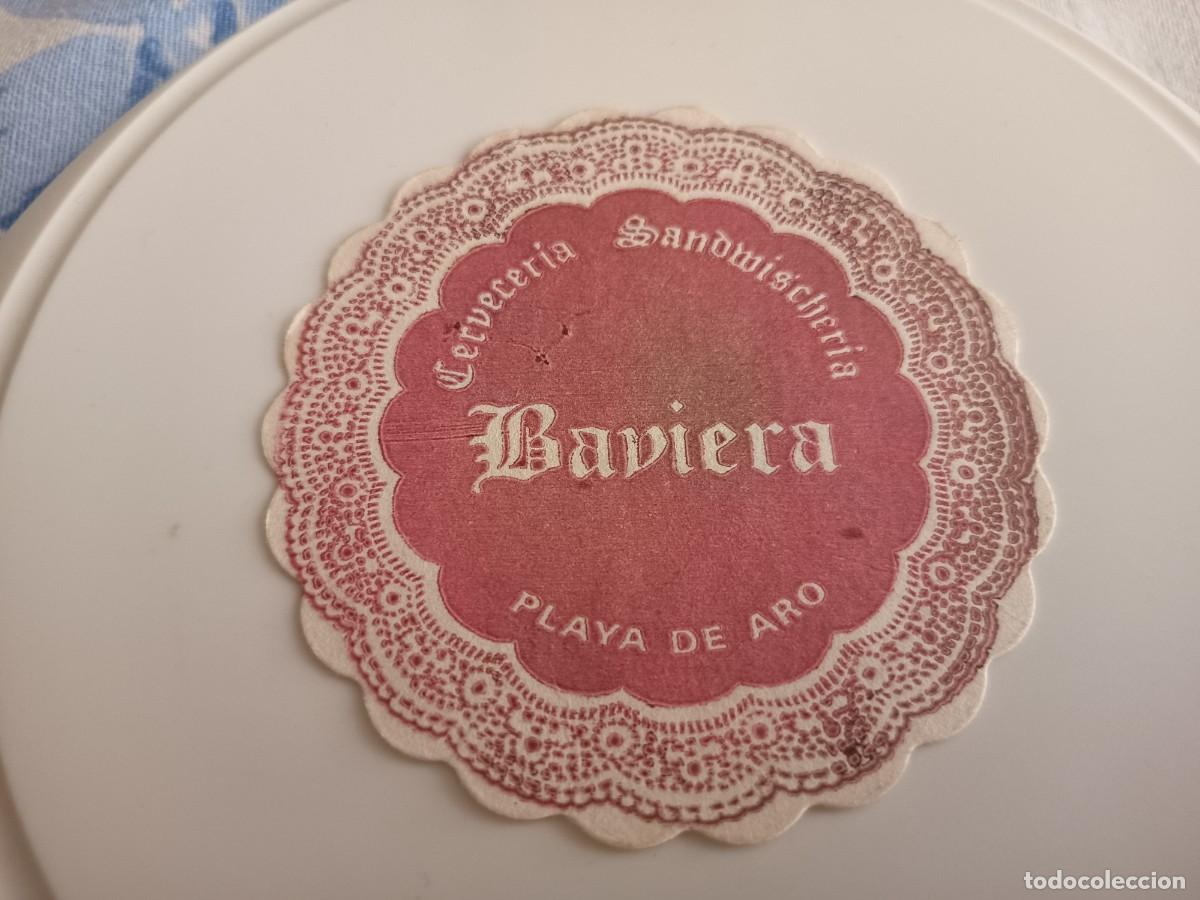 Otros art&iacute;culos de coleccionismo en papel: POSAVASOS CERVECERIA BAVIERA-PLATJA D'ARO-GERONA