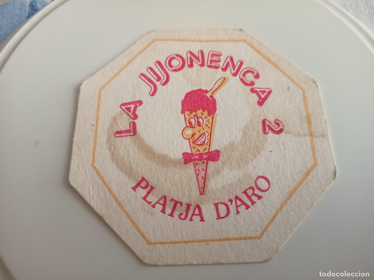 Otros art&iacute;culos de coleccionismo en papel: POSAVASOS HELADERIA LA JIJONENCA 2-PLATJA D'ARO-GERONA