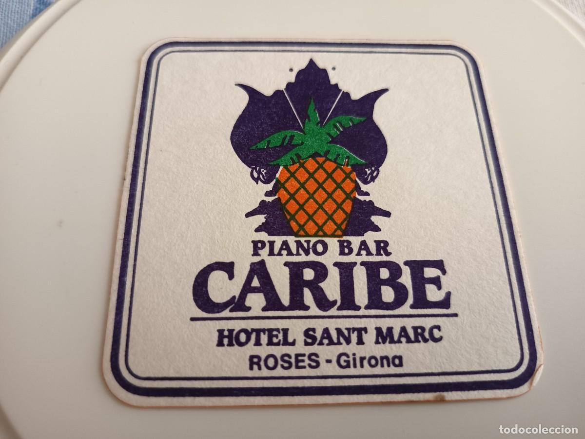 Otros art&iacute;culos de coleccionismo en papel: POSAVASOS PIANO BAR CARIBE-HOTEL SANT MARC-ROSAS-GERONA