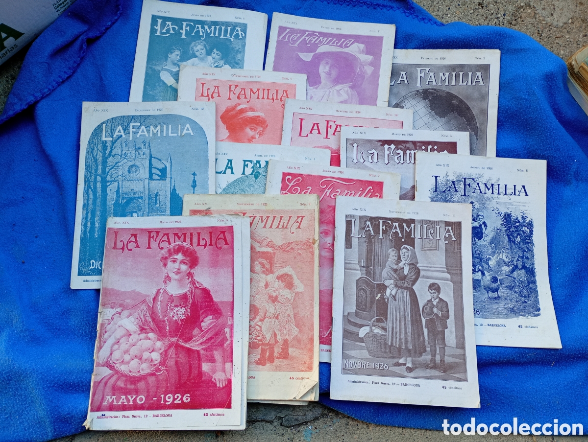 Otros art&iacute;culos de coleccionismo en papel: Revista la familia 1926 lote