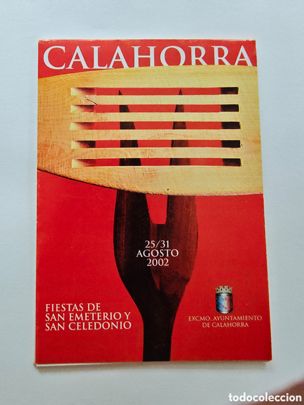 Otros art&iacute;culos de coleccionismo en papel: programa fiestas calahorra 2002 - programa bolsillo desplegable - tdk324b