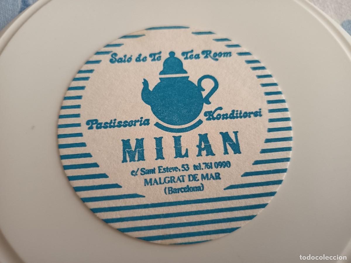 Otros art&iacute;culos de coleccionismo en papel: POSAVASOS SALON DE TE MILAN-MALGRAT DE MAR-BARCELONA
