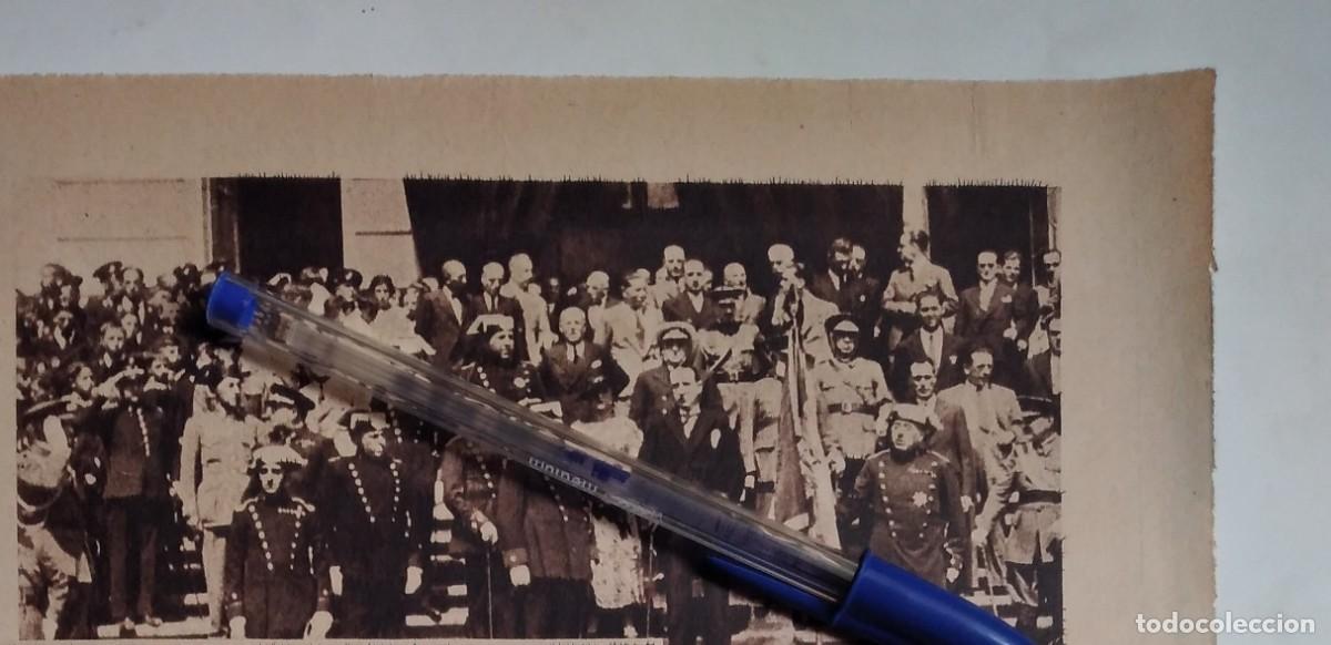 Otros art&iacute;culos de coleccionismo en papel: PONTEVEDRA ACTO DE ENTREGA DE LA BANDERA A LA GUARDIA CIVIL RECORTE PRENSA A&Ntilde;O 1935