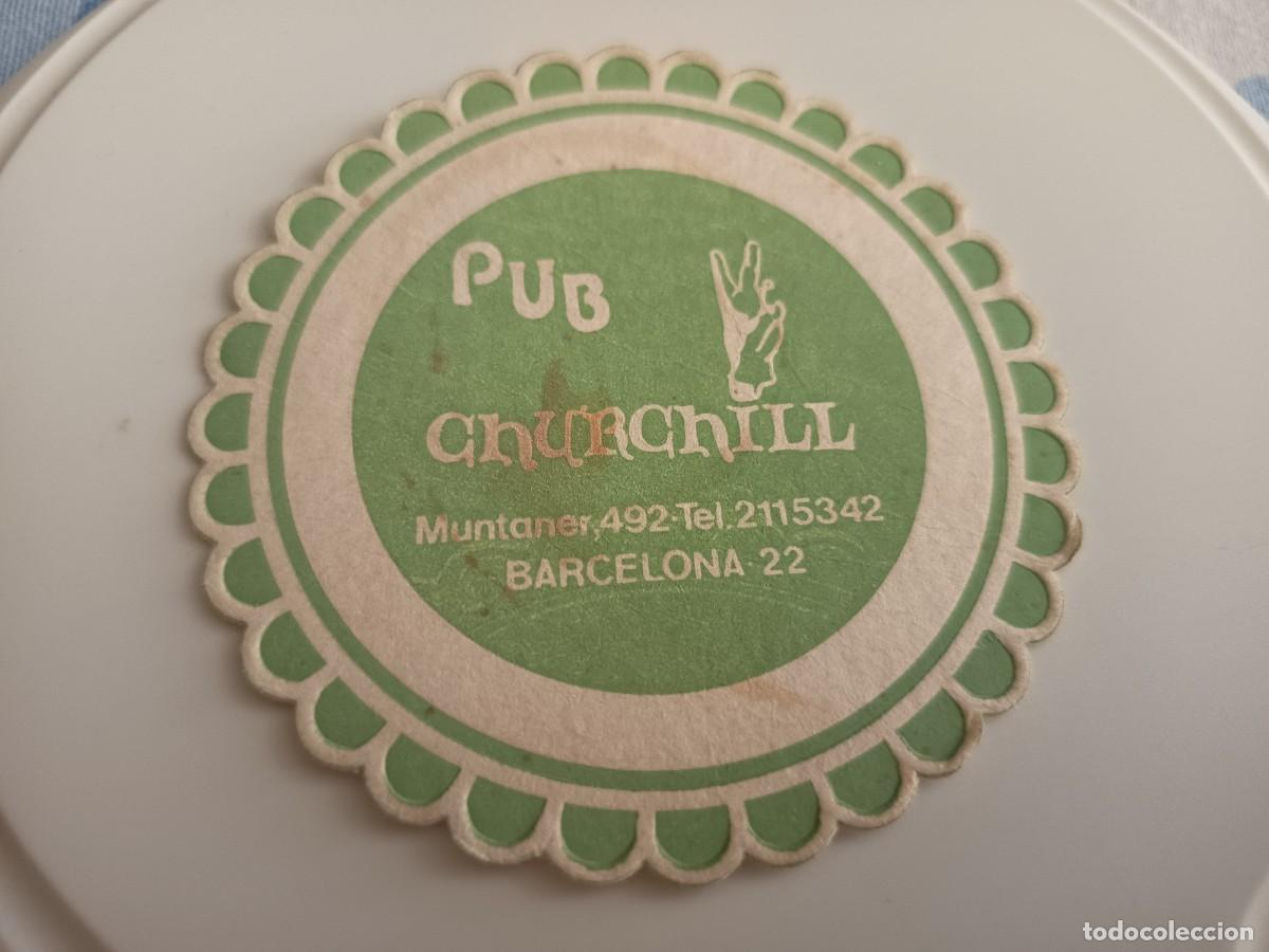Otros art&iacute;culos de coleccionismo en papel: POSAVASOS PUB CHURCHILL-BARCELONA