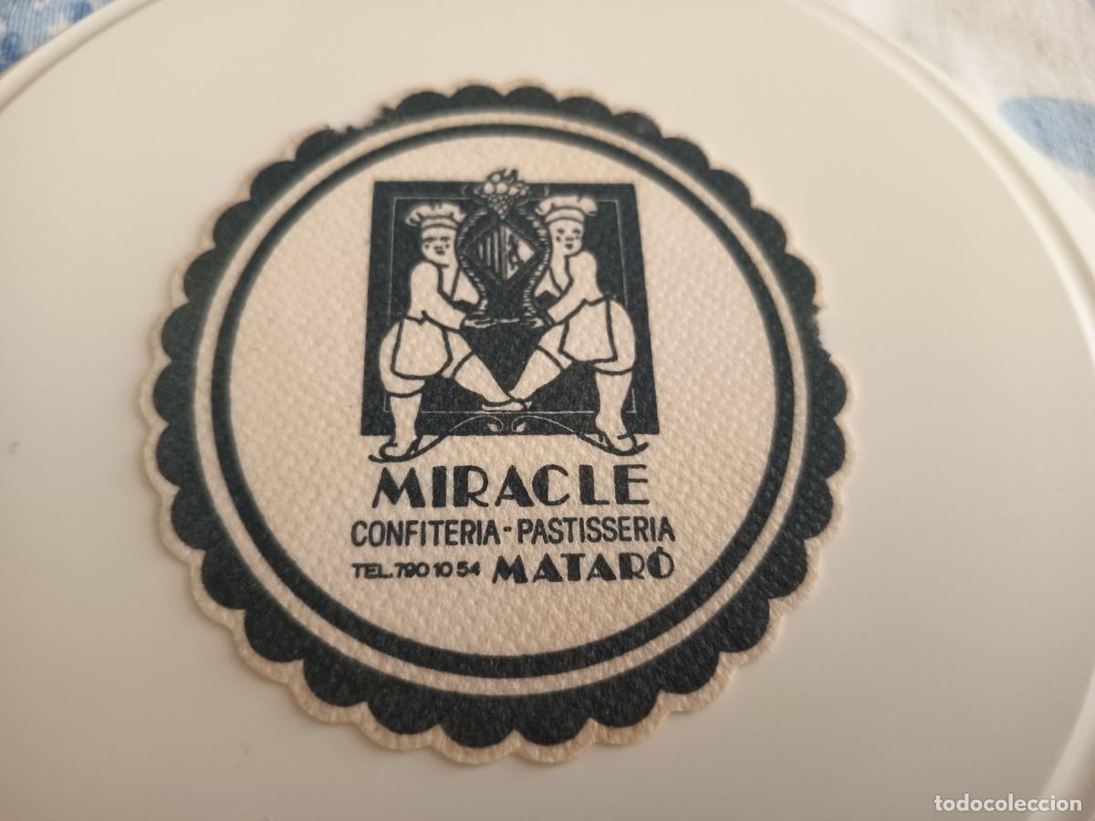 Otros art&iacute;culos de coleccionismo en papel: POSAVASOS CONFITERIA MIRACLE-MATARO-BARCELONA