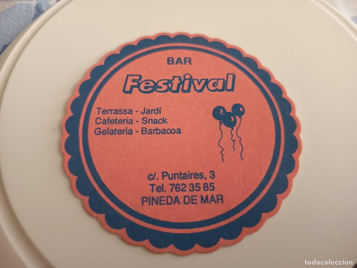 Otros art&iacute;culos de coleccionismo en papel: POSAVASOS BAR FESTIVAL-PINEDA DE MAR-BARCELONA