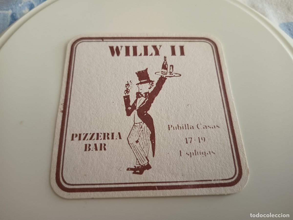 Otros art&iacute;culos de coleccionismo en papel: POSAVASOS OIZZERIA BAR WILLY II-ESPLAGAS-BARCELONA