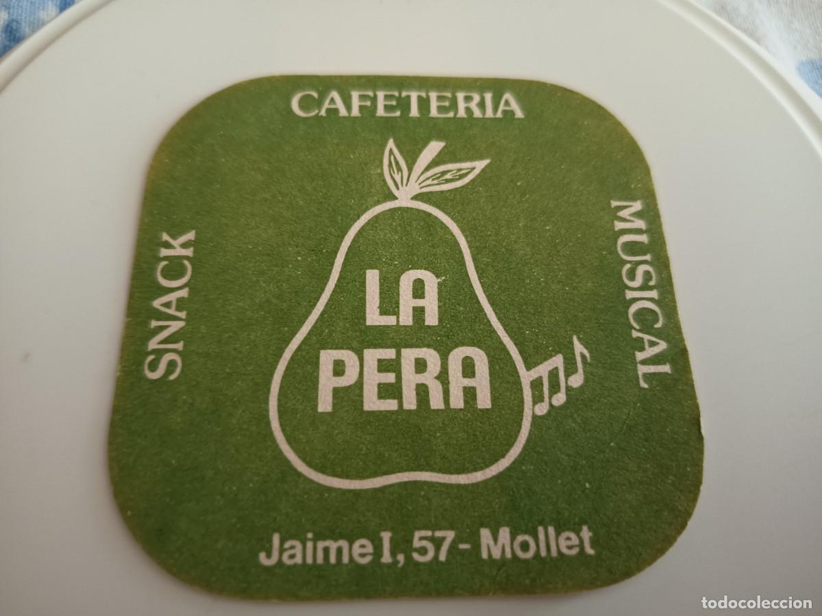Otros art&iacute;culos de coleccionismo en papel: POSAVASOS CAFETERIA LA PERA-MOLLET-BARCELONA