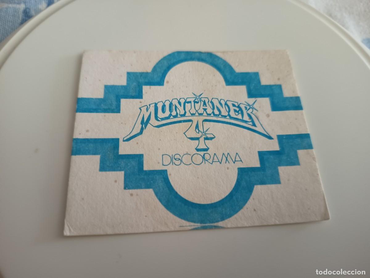 Otros art&iacute;culos de coleccionismo en papel: POSAVASOS DISCORAMA MUNTANER 4-BARCELONA