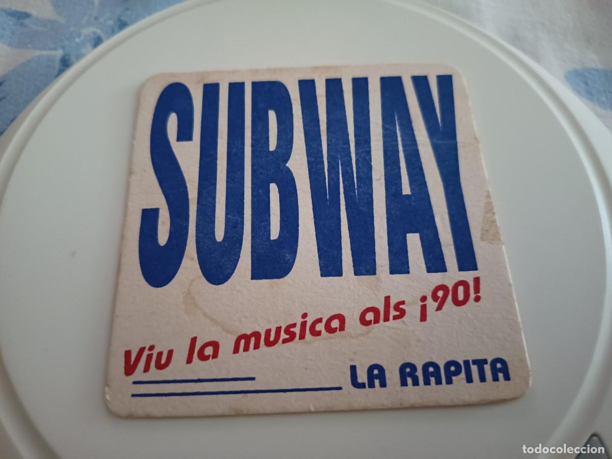 Otros art&iacute;culos de coleccionismo en papel: POSAVASOS PUB SUBWAY-LA RAPITA-TARRAGONA