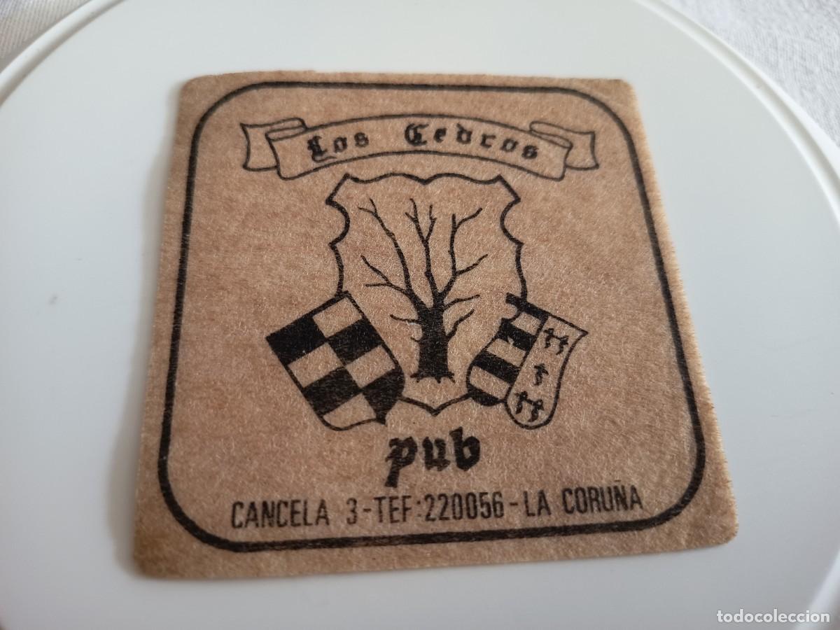 Otros art&iacute;culos de coleccionismo en papel: POSAVASOS PUB LOS CEDROS- LA CORU&Ntilde;A - Foto 1