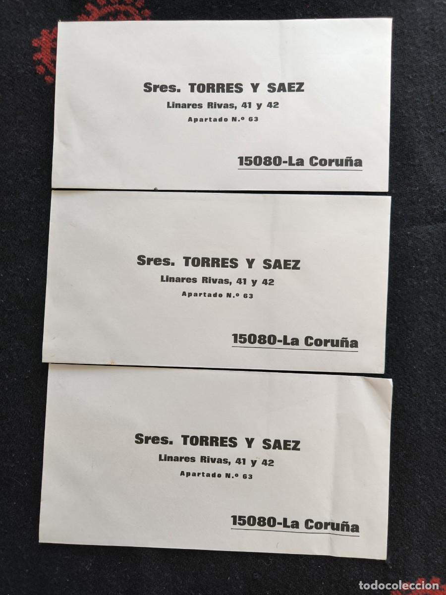Collectionnisme Papier divers: Antiguos Sobres Comerciales Torres Y Saez La Coru&ntilde;a &ndash; Papeler&iacute;a Vintage Coleccionismo