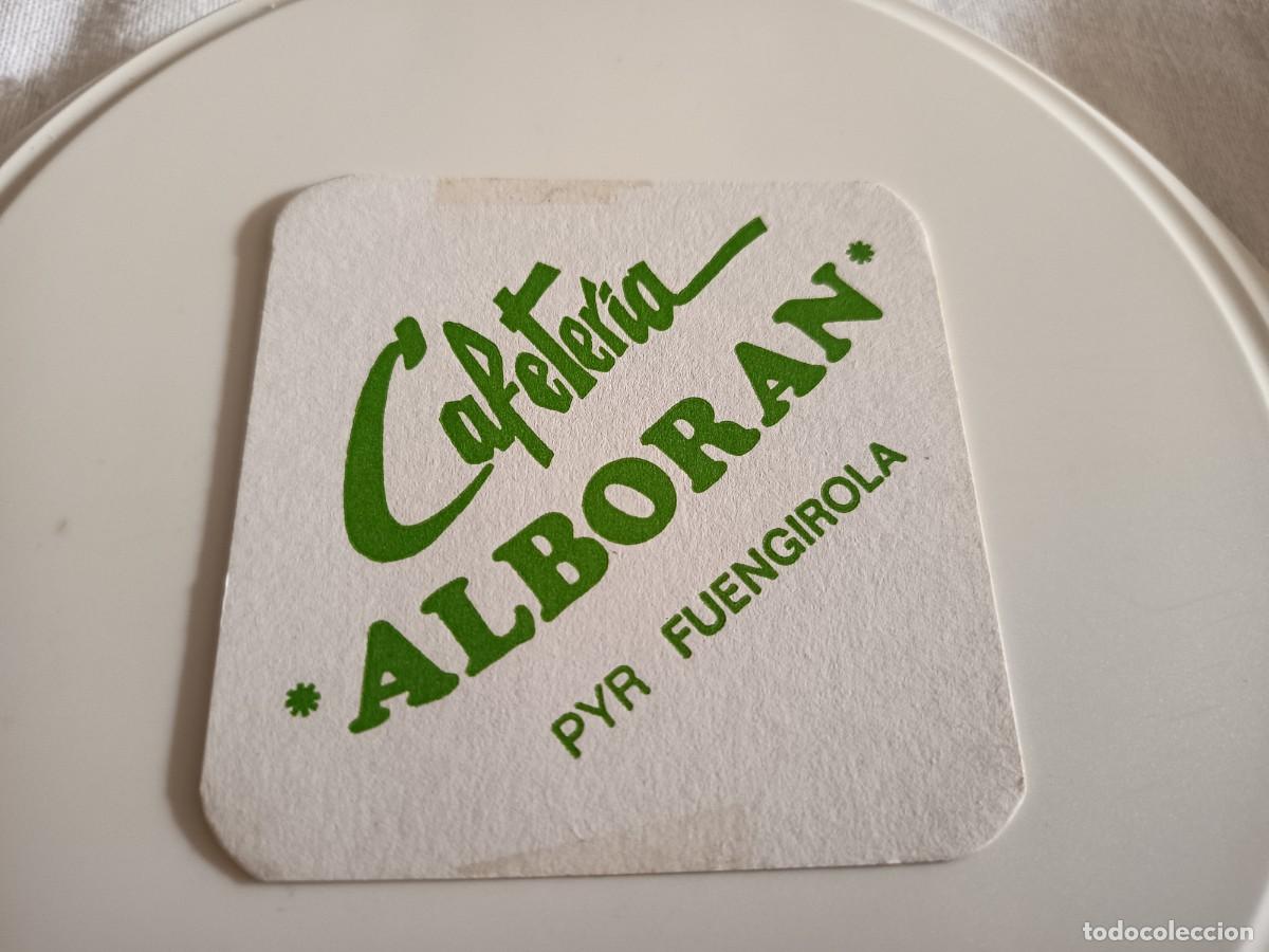 Otros art&iacute;culos de coleccionismo en papel: POSAVASOS CAFETERIA ALBORAN-FUENGIROLA-MALAGA