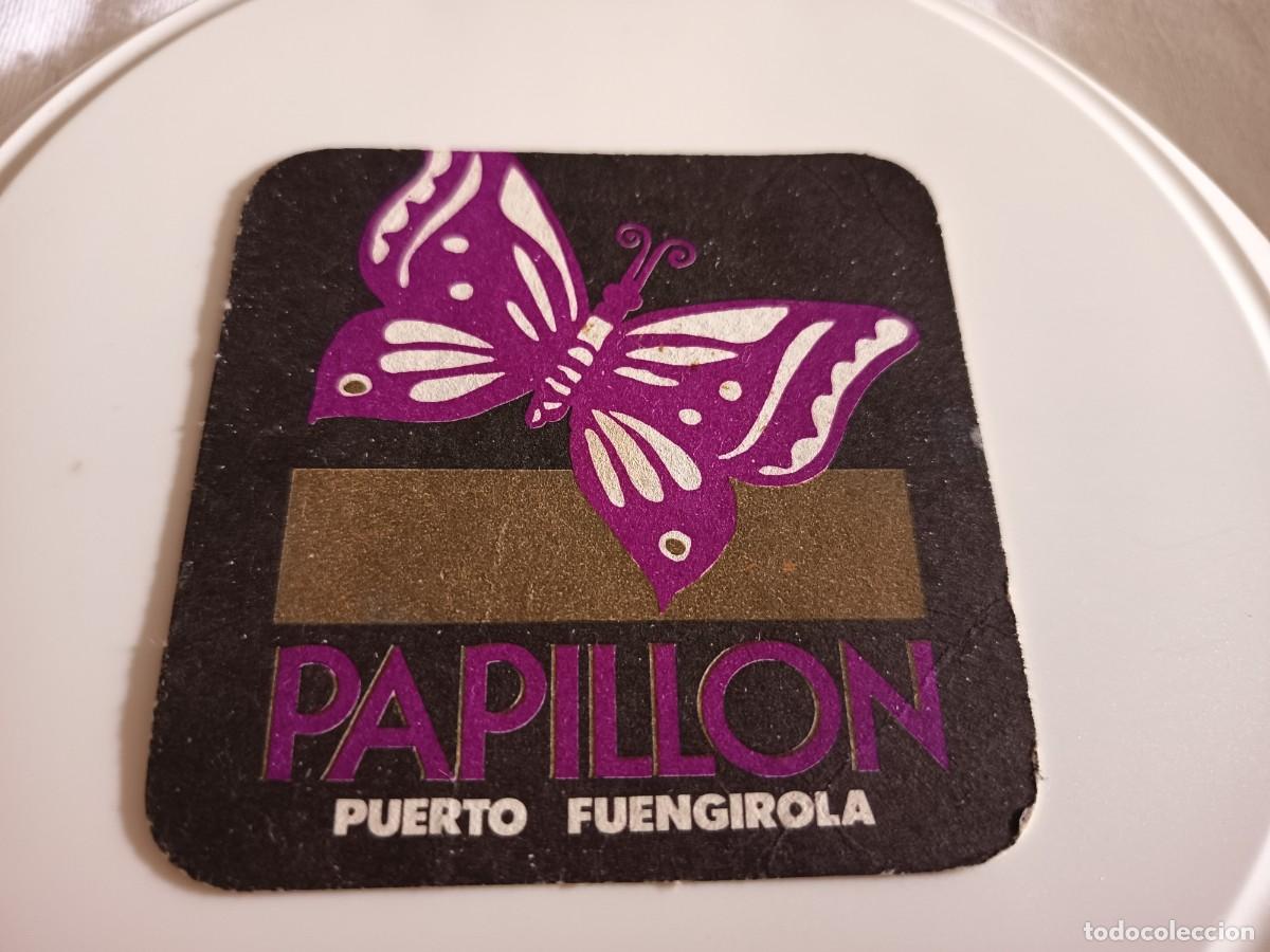 Otros art&iacute;culos de coleccionismo en papel: POSAVASOS CLUB PAPILLON-FUENGIROLA-MALAGA