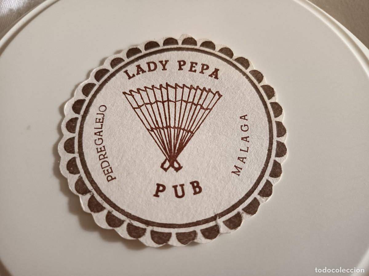 Otros art&iacute;culos de coleccionismo en papel: POSAVASOS PUB LADY PEPA-PEDREGALEJO-MALAGA