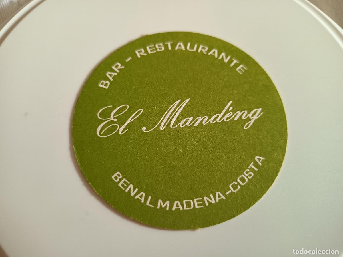 Otros art&iacute;culos de coleccionismo en papel: POSAVASOS BAR RESTAURANTE EL MANDENG-BENALMADENA-MALAGA