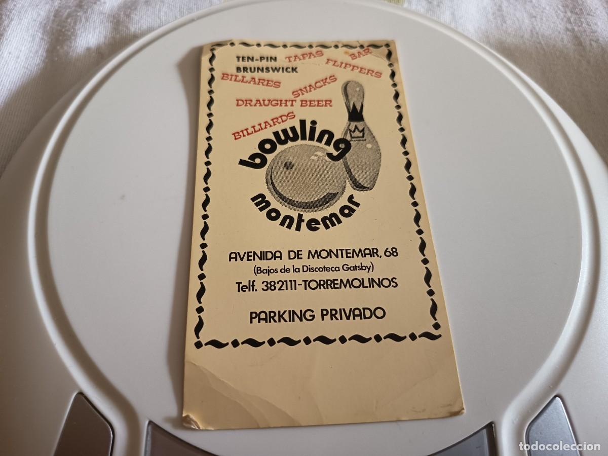 Otros art&iacute;culos de coleccionismo en papel: POSAVASOS BOWLING MONTEMAR-TORREMOLINOS-MALAGA