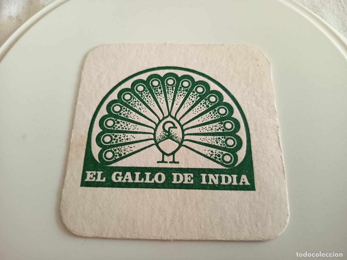 Otros art&iacute;culos de coleccionismo en papel: POSAVASOS CAFETERIA EL GALLO DE INDIA-MALAGA