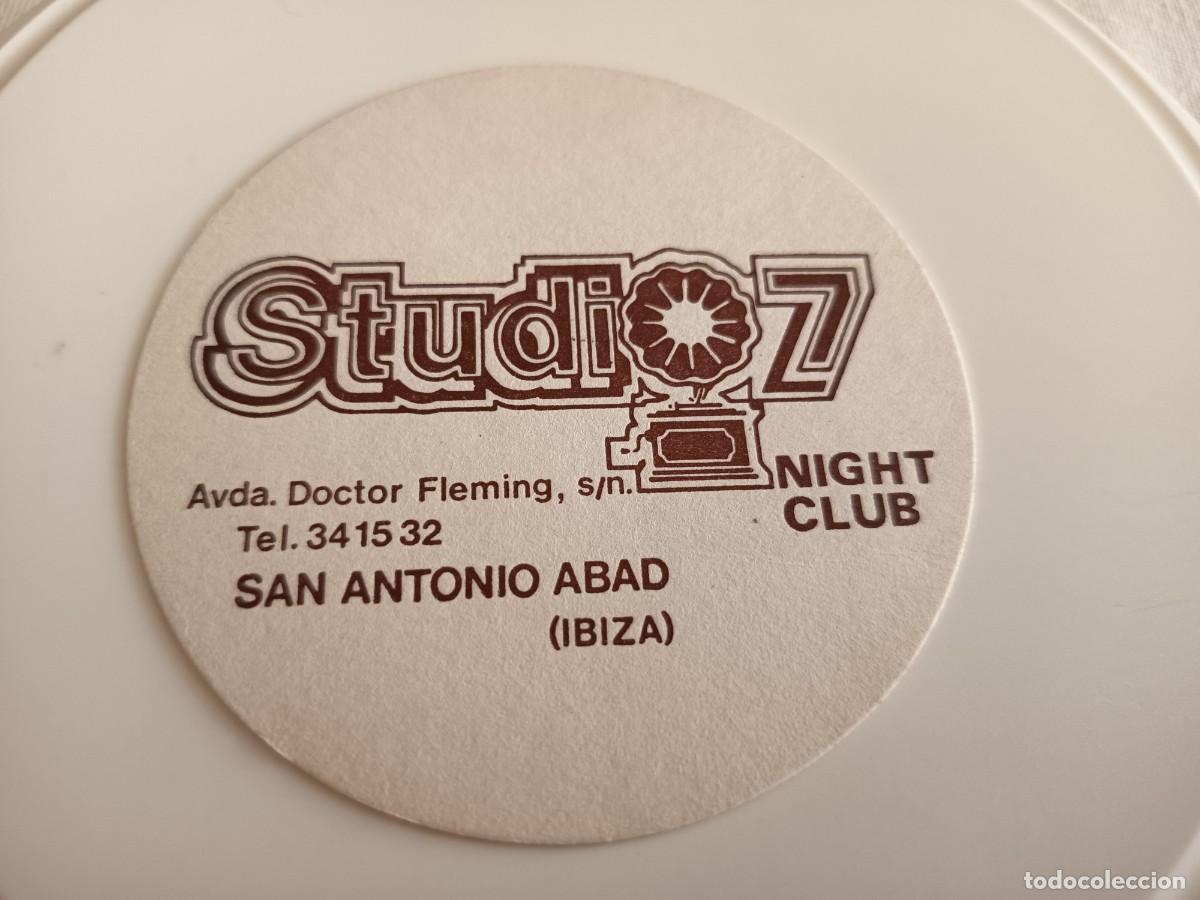 Otros art&iacute;culos de coleccionismo en papel: POSAVASOS CLUB STUDIO 7-SAN ANTONIO ABAD- IBIZA-BALEARES